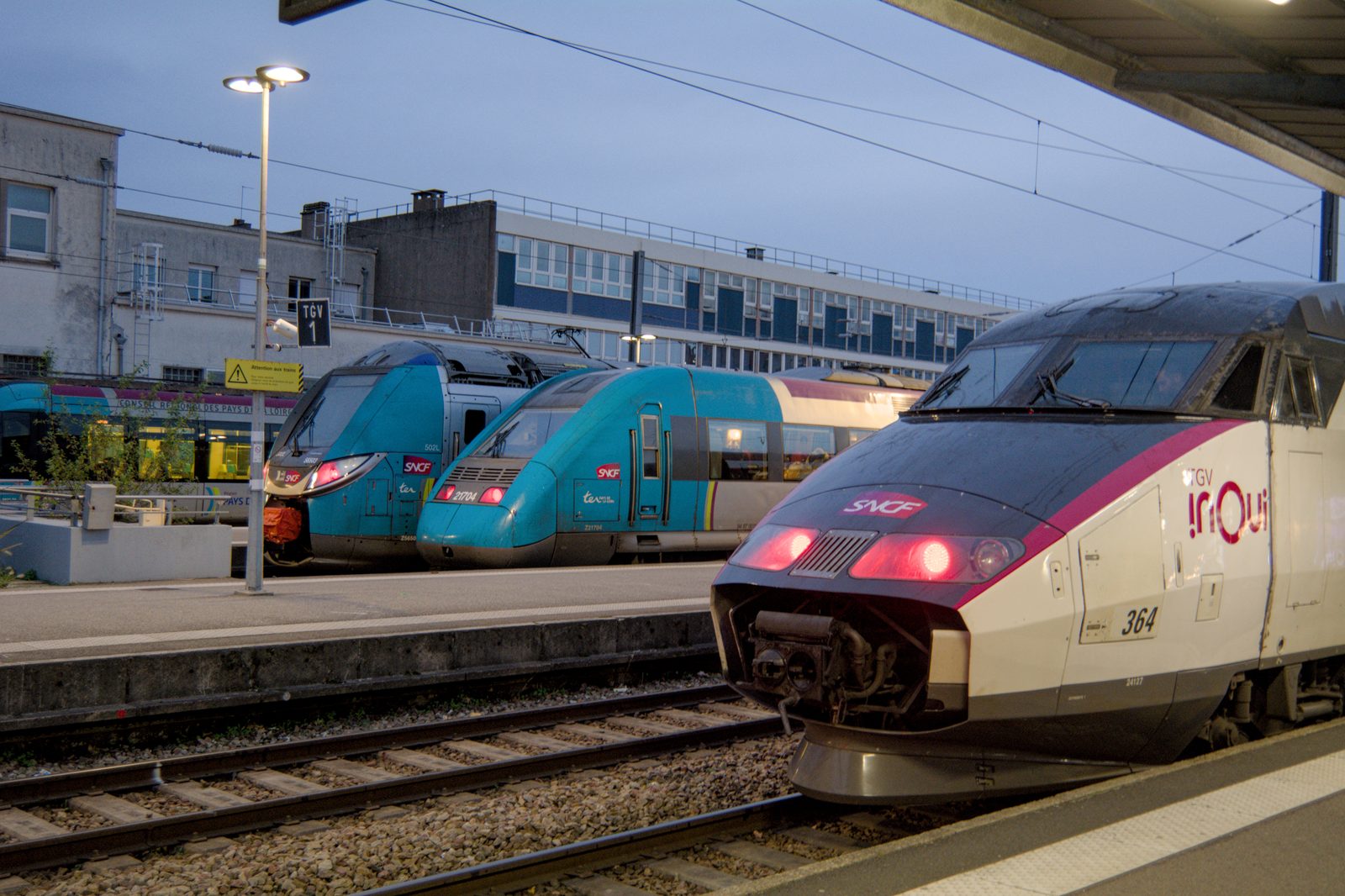 La gare de Nantes